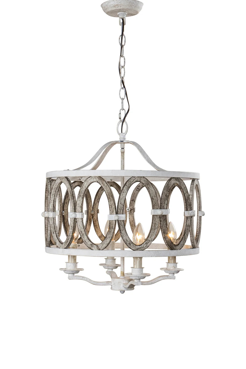 American country creative chandelier retro industrial style living