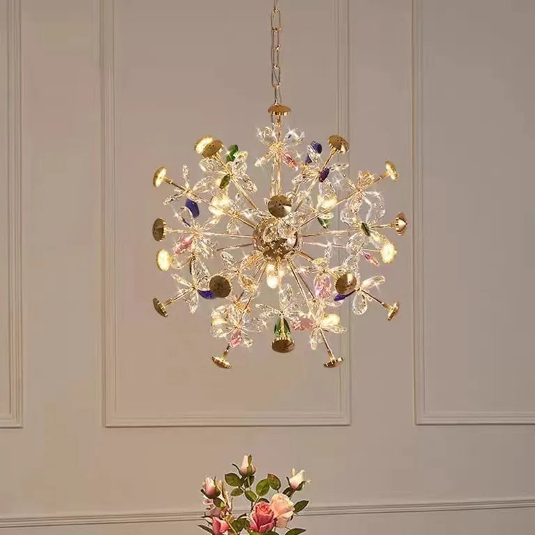 Postmodern Luxury Crystal Chandelier Light Living Dining Room