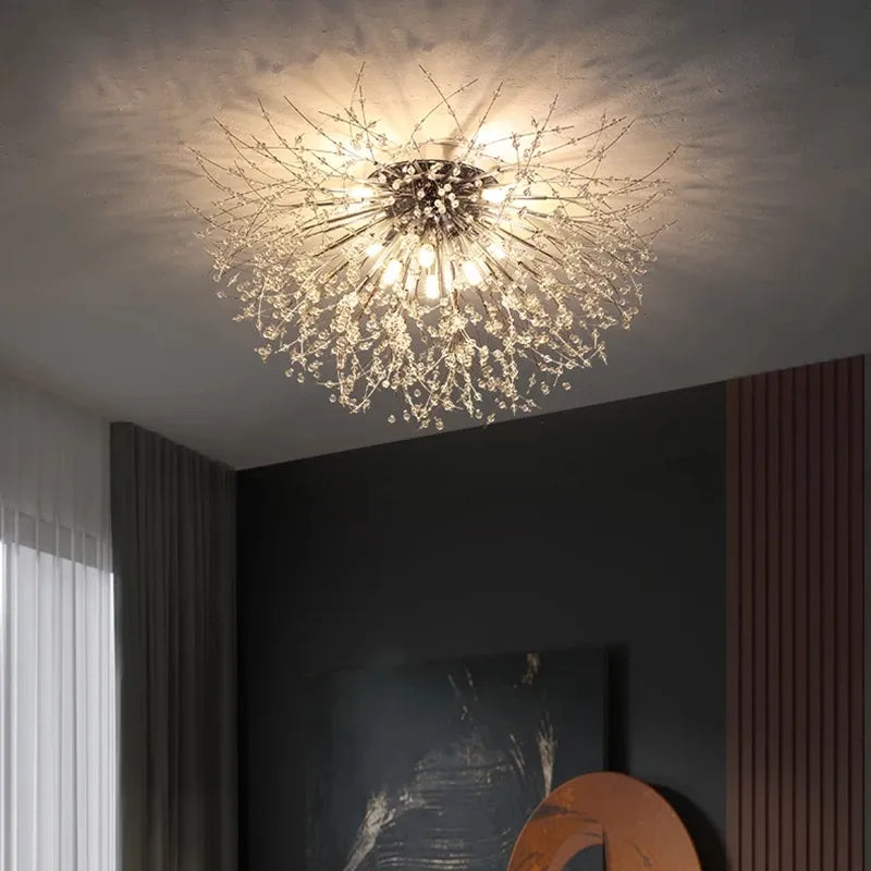 2023 Nordic Style Bedroom Ceiling Lamp Crystal Lamp Living Room Dining