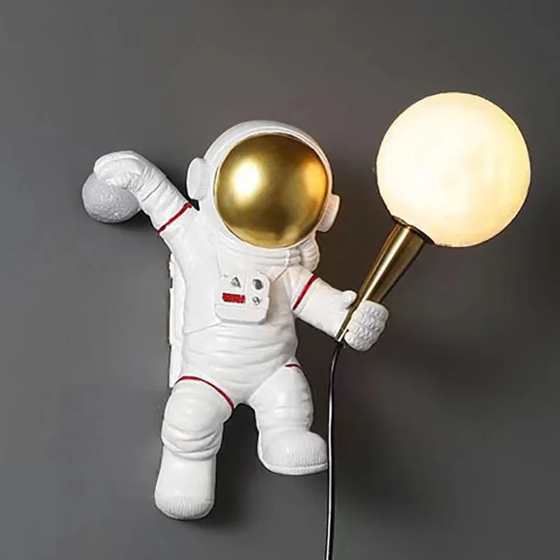 Astronaut Wall Lamp for Children's Room Home Decora Lighting Fixtures