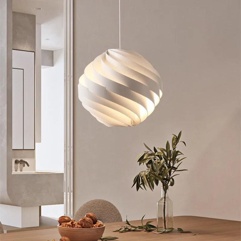 Turbo Pendant light design globe hanging lamp white for living room