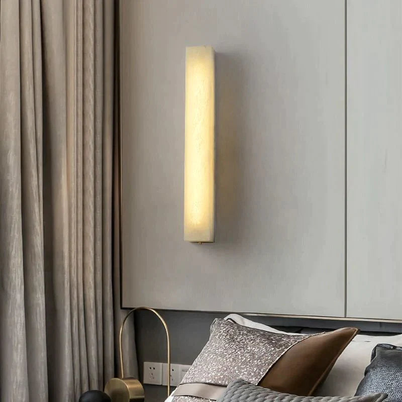 Toby Alabaster Wall Sconce, Indoor Wall Lamp