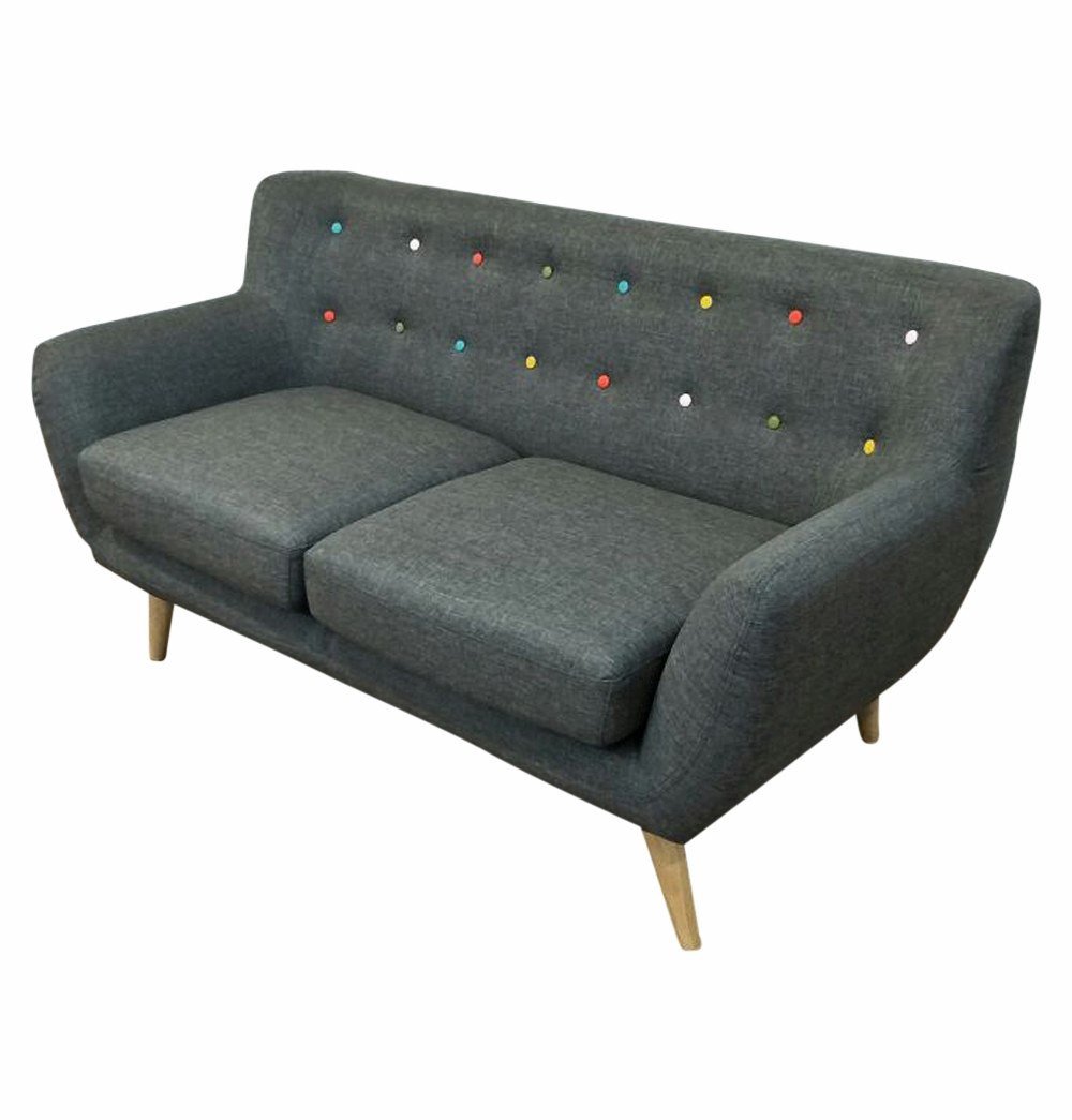 Ebba - Gray 2-Seater Sofa