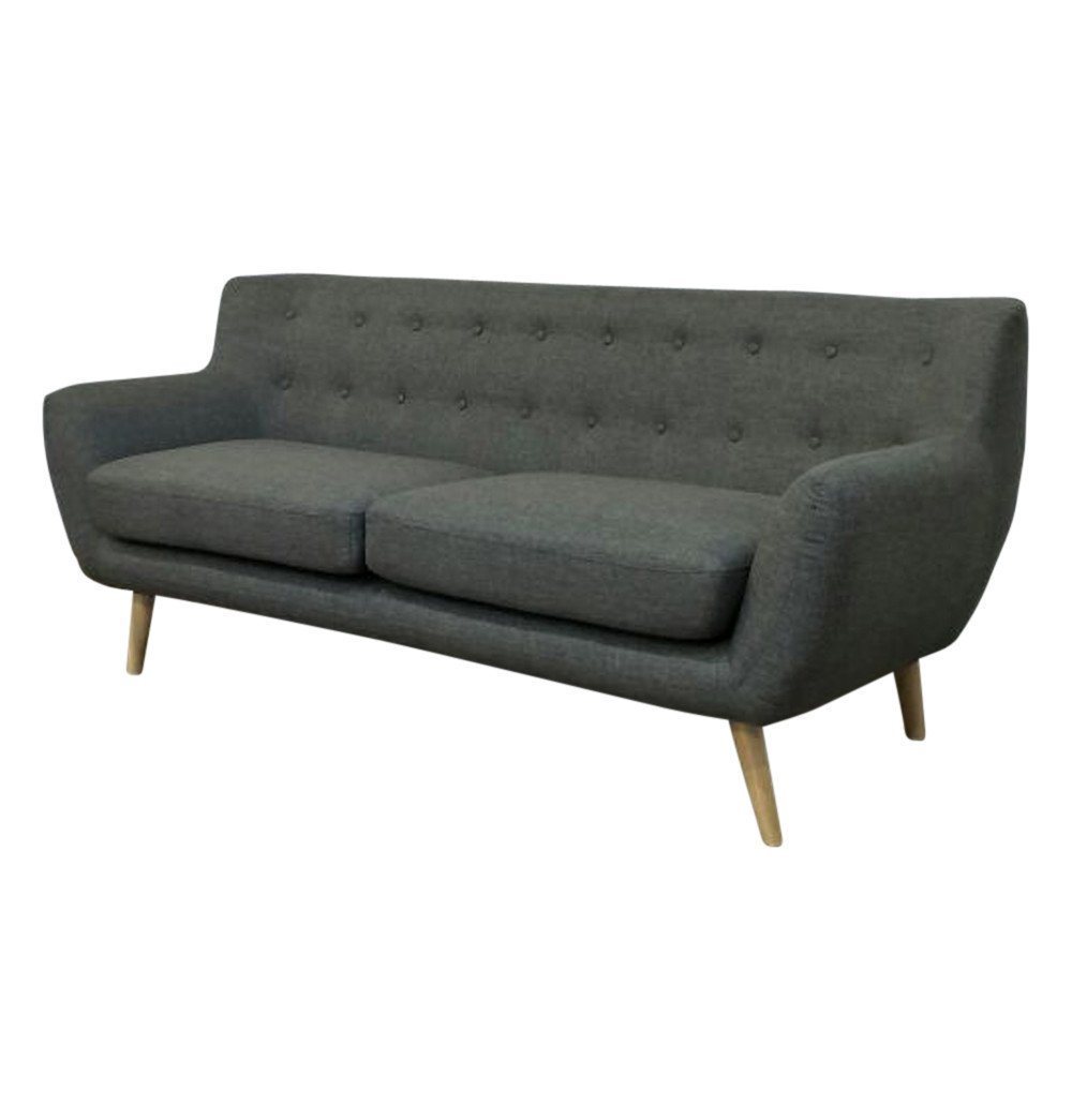 Ebba - 3-Seater Grey Sofa