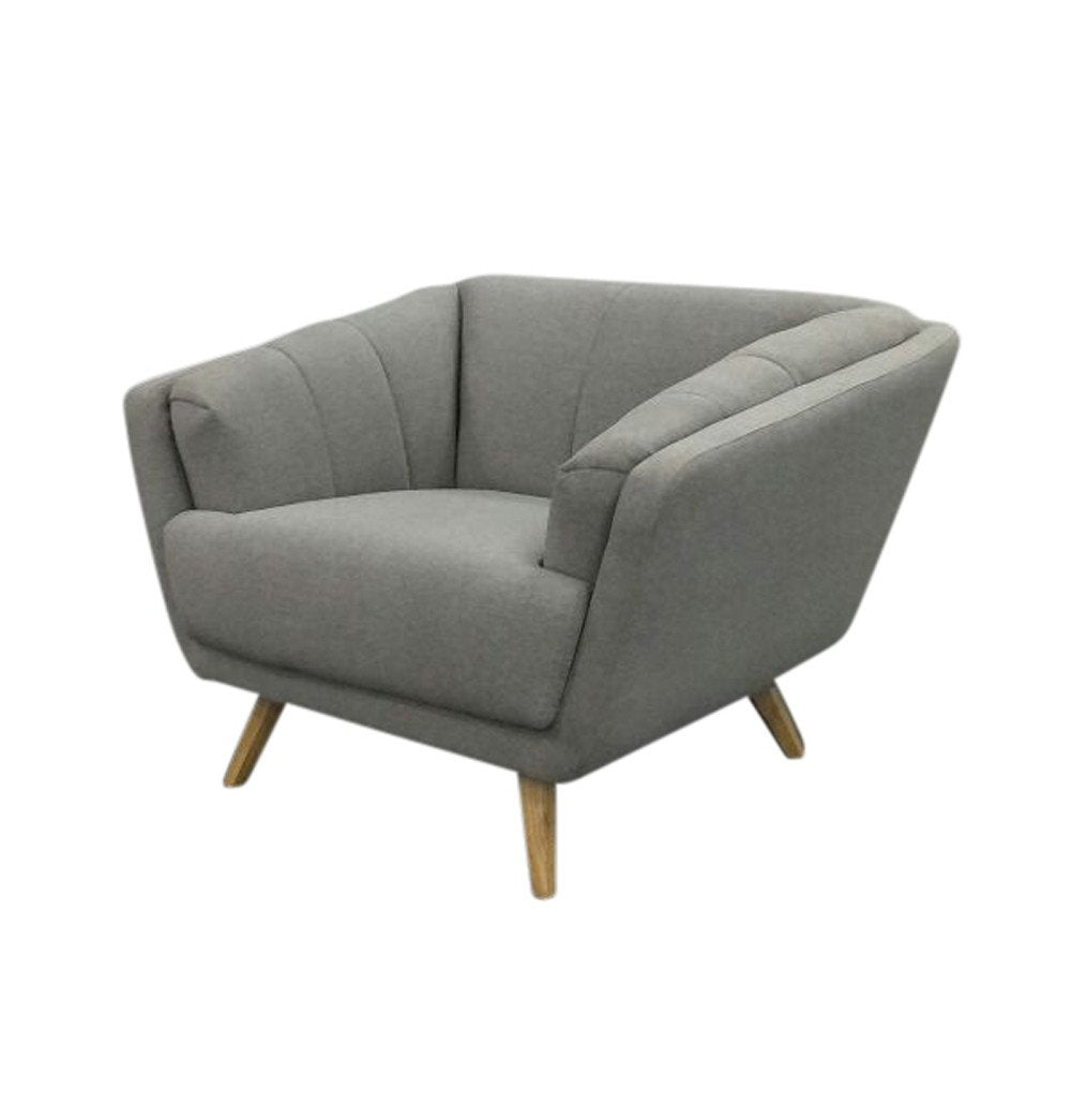 Alice - Light Grey Armchair