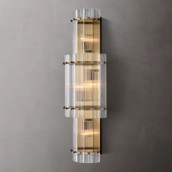 Marisol Handmade Glass Grand Round Wall Sconce for Bedroom