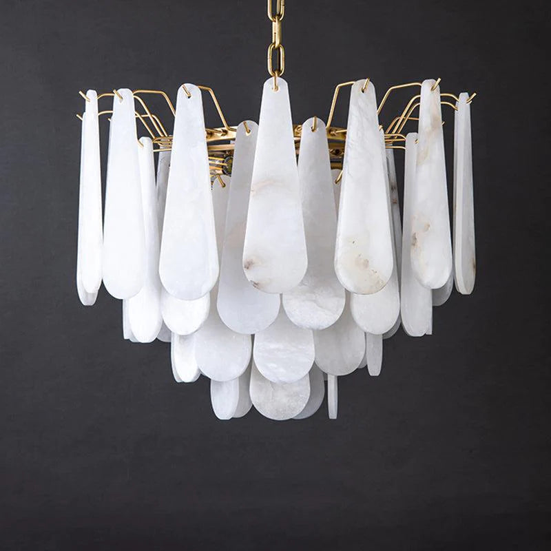 Alabaster Foyer Chandelier