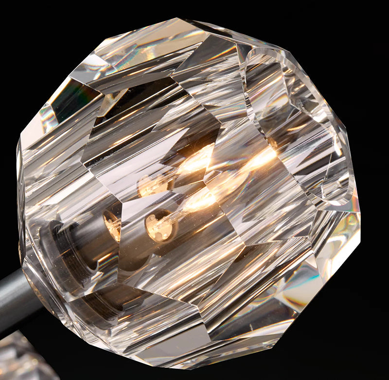 Bille De Clear Crystal Double Ball  Pendant Lighting