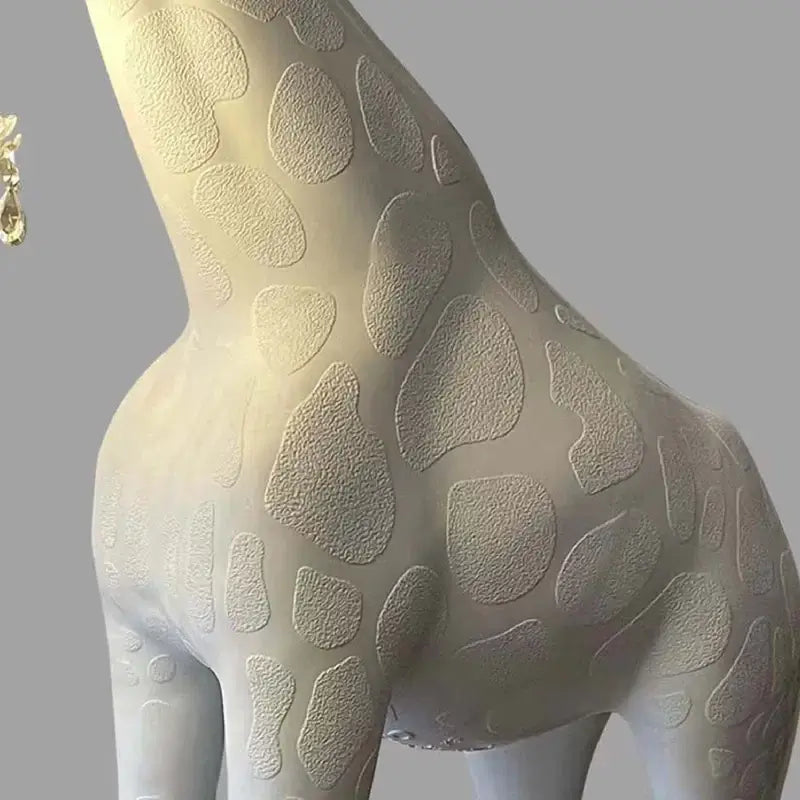 Art Sculpture Giraffe Floor Chandelier - White
