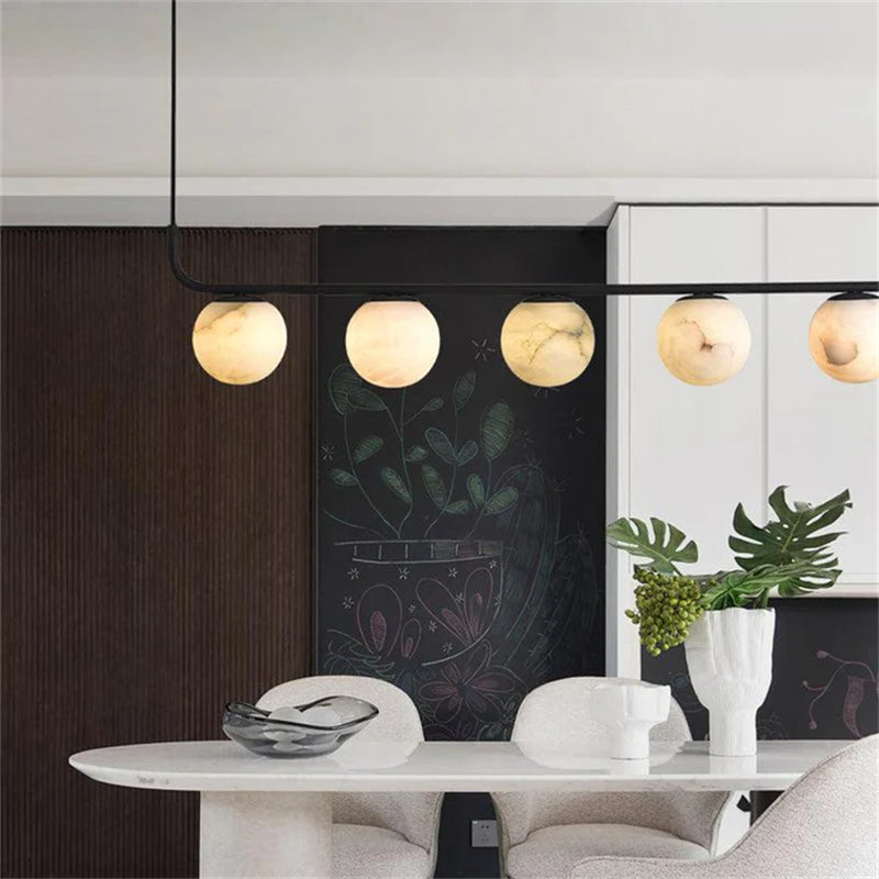 Alabaster Global Kitchen Island Pendant