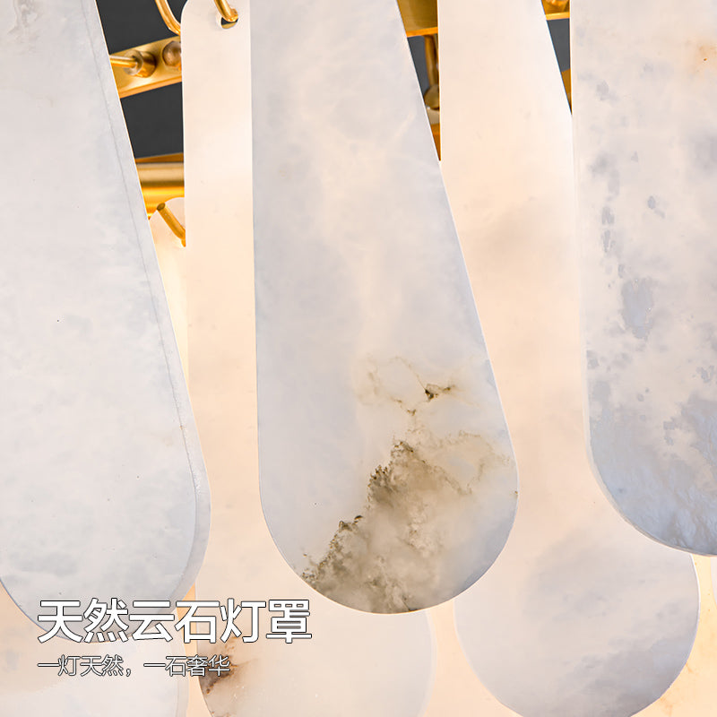 Stella Spanish Alabaster Luxury Lighting Fixtures, Elegant Chandeliers