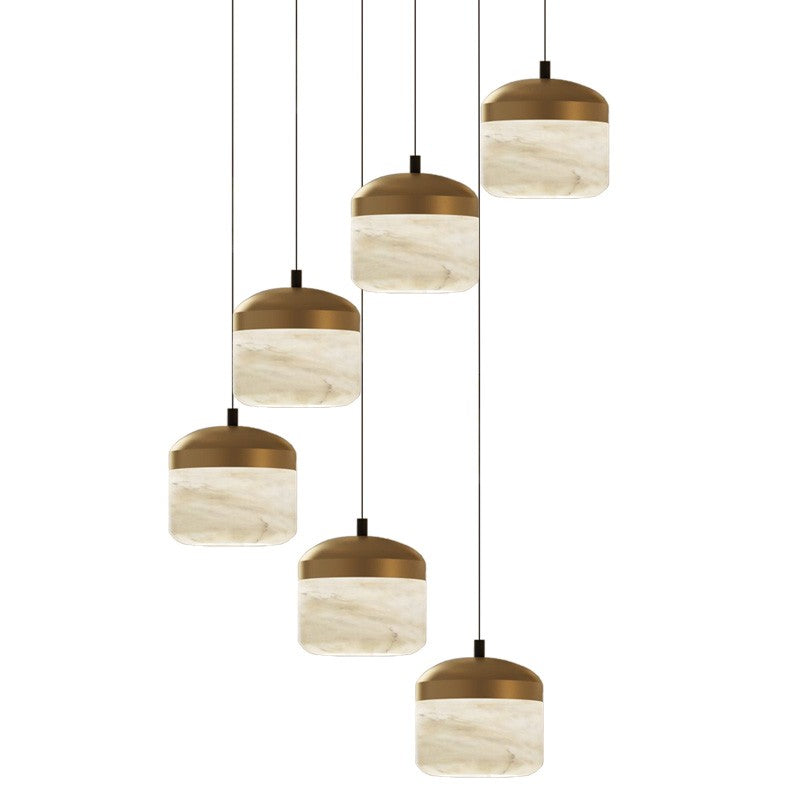 Ava Radiance - United Alabaster Pendant, Kitchen Pendant Light