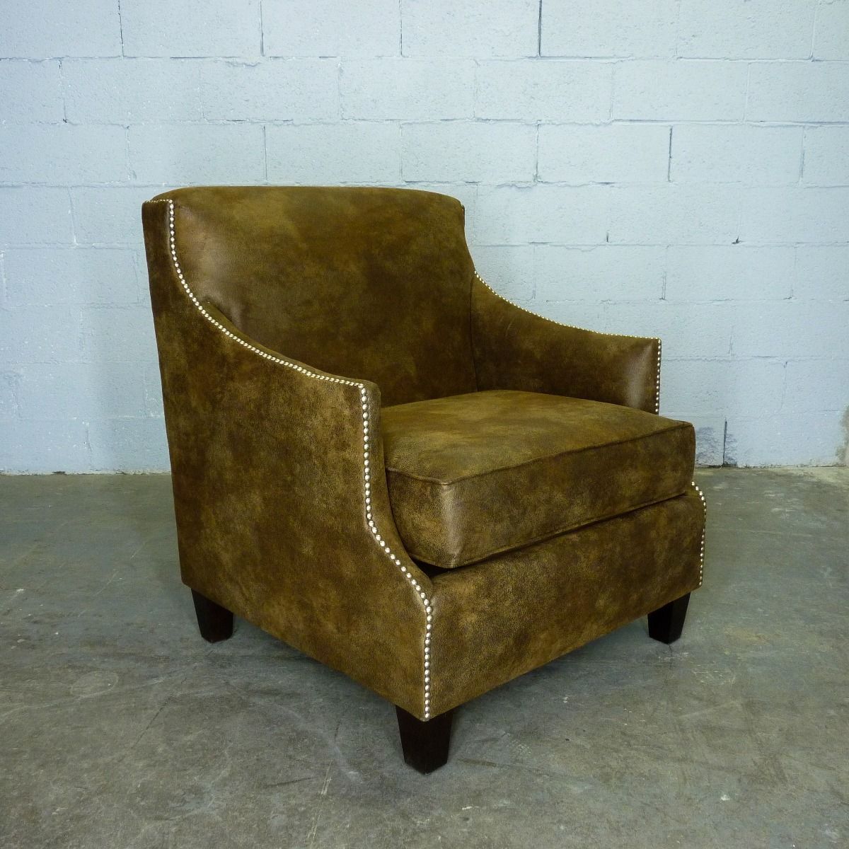 Vintage Industrial Leather Arm Chair