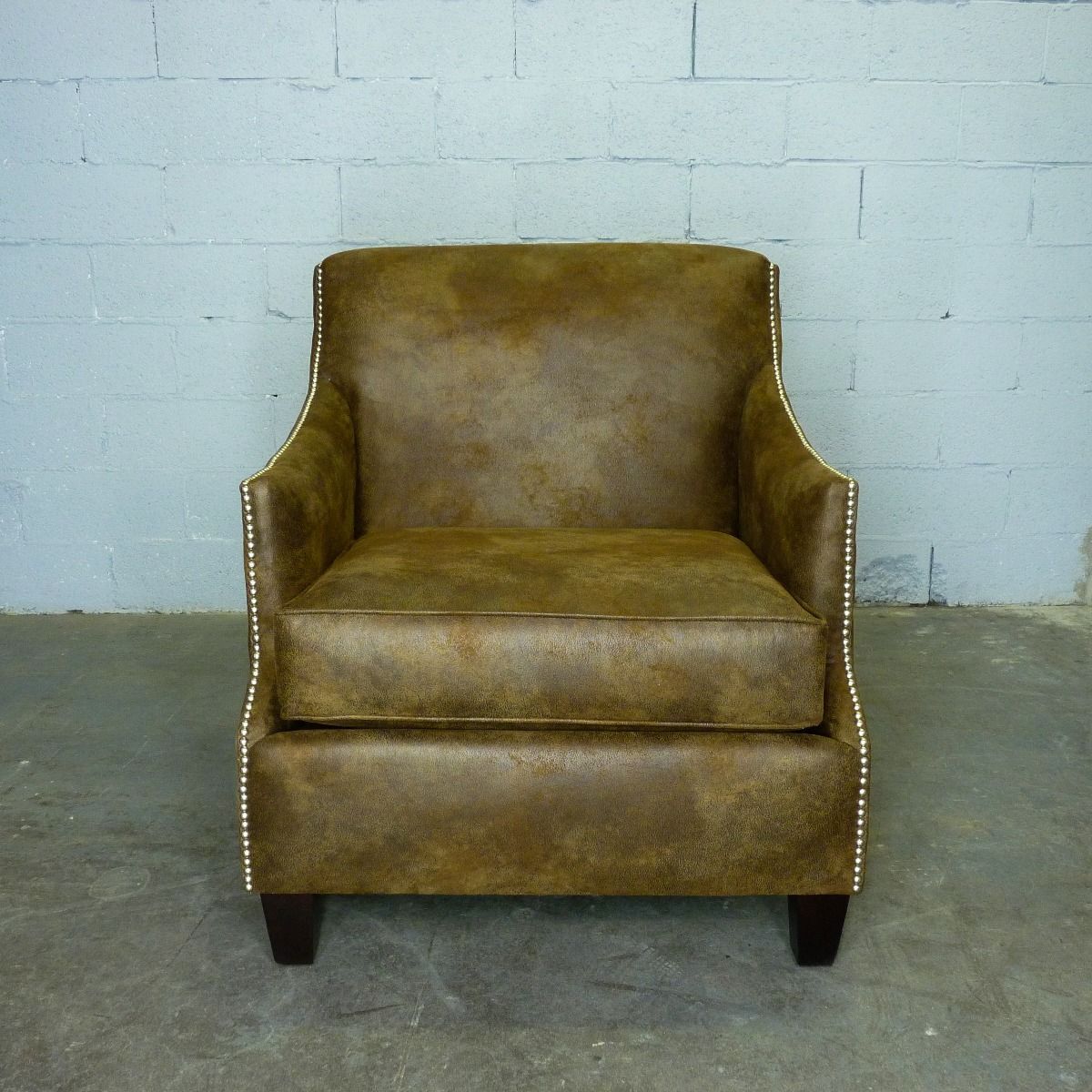 Vintage Industrial Leather Arm Chair