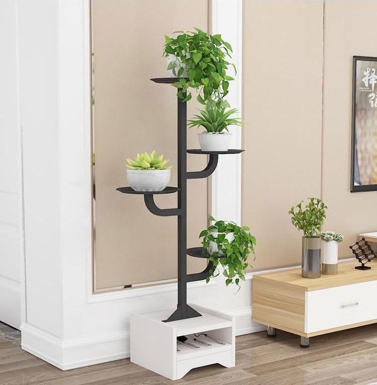 Arden - Modern Iron Tree Multi Level Planter Display