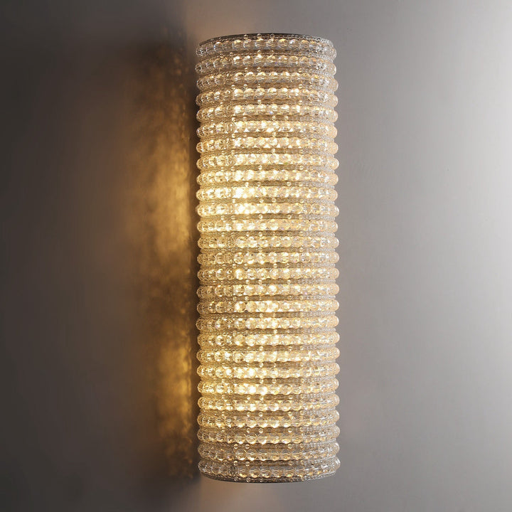 Aperture Crystal Beads Wall Sconce D 21"(Customized E26 Brass Finish)