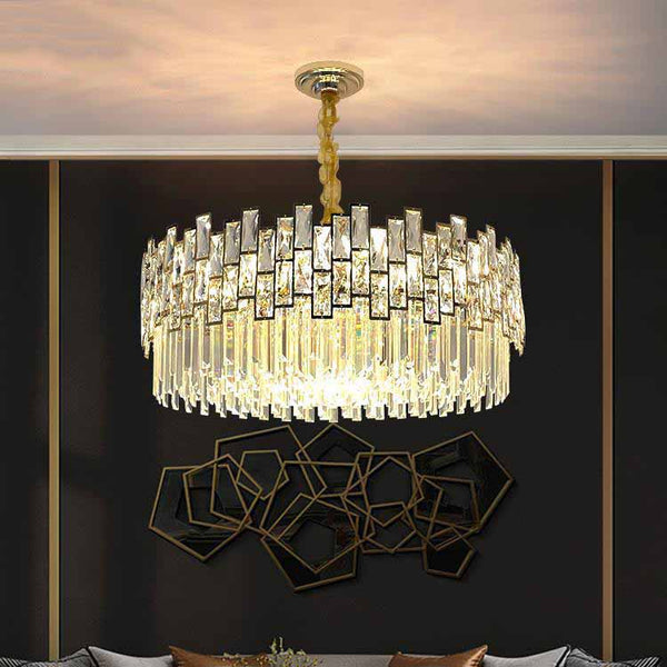 A Palo clear Crystal Round Chandelier