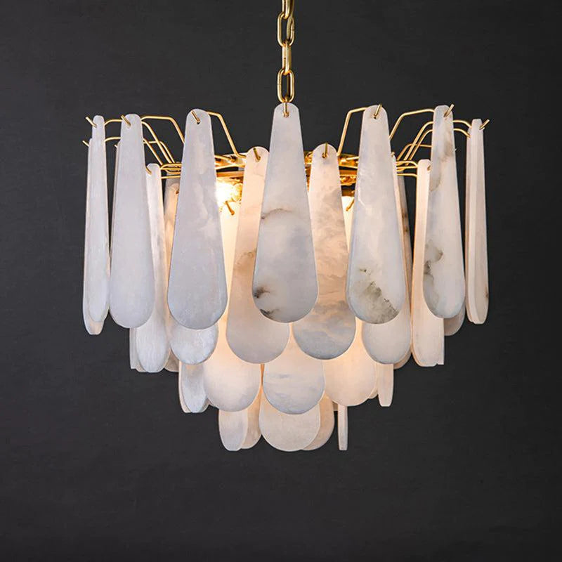 Alabaster Foyer Chandelier