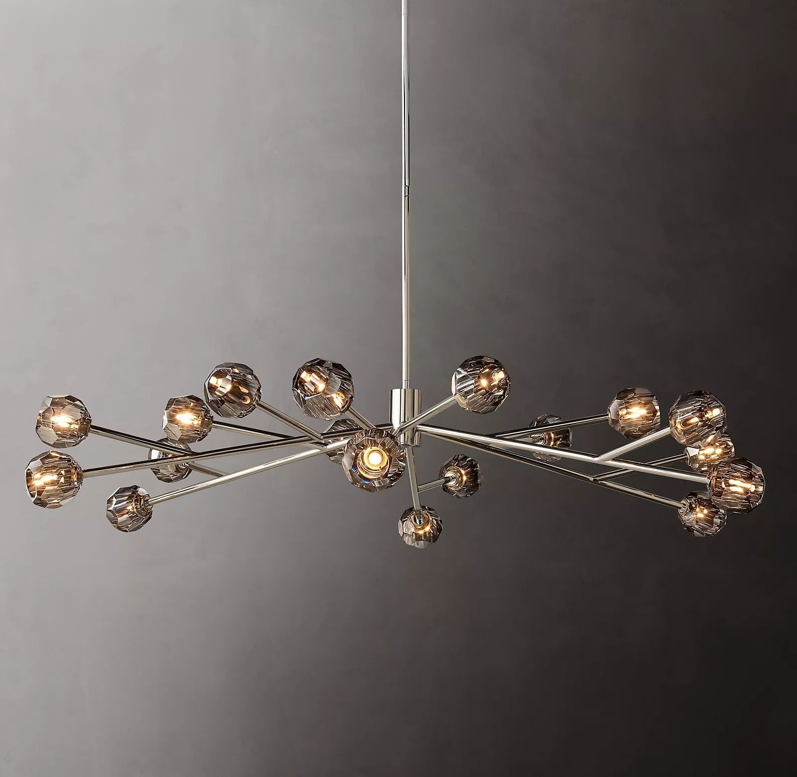 Bille De Crystal Ball Round Chandelier 60"