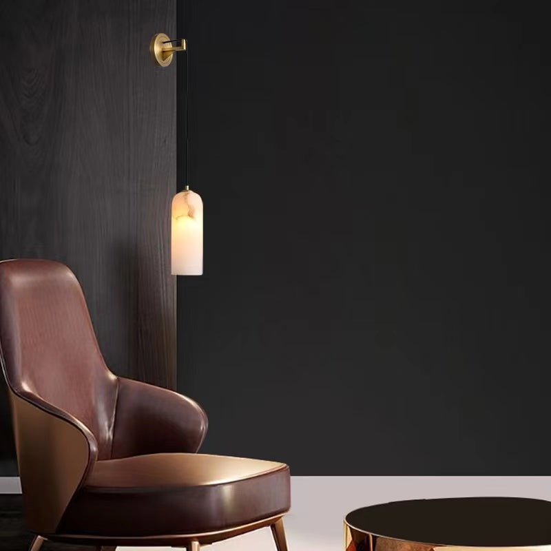 Petra Modern Alabaster Wall Sconce