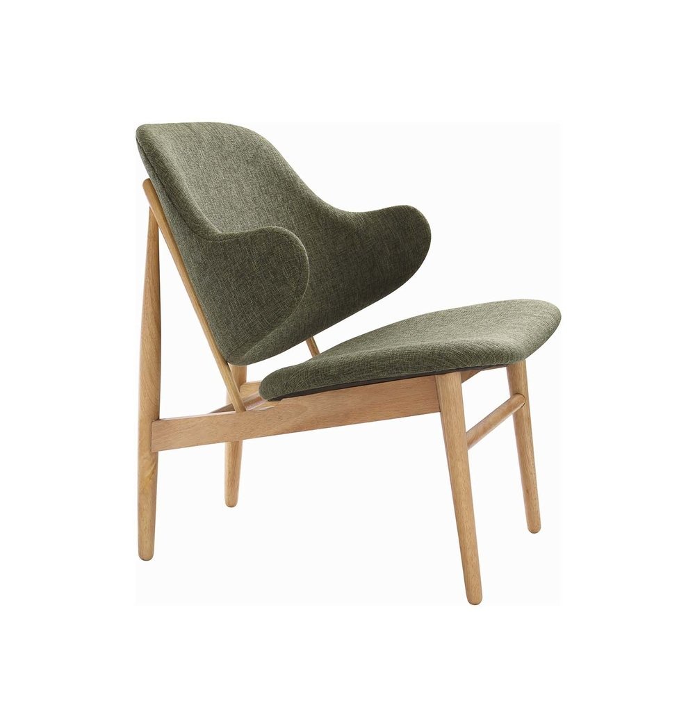 Veronic - Oak & Forest Lounge Chair