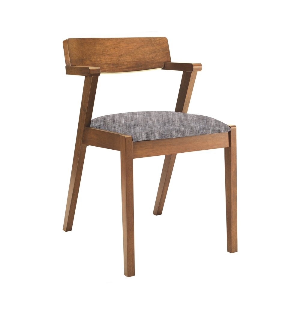 Zola - Cocoa & Coral Dining Chair