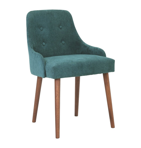 Caitlin - Green & Cocoa Dining Chair