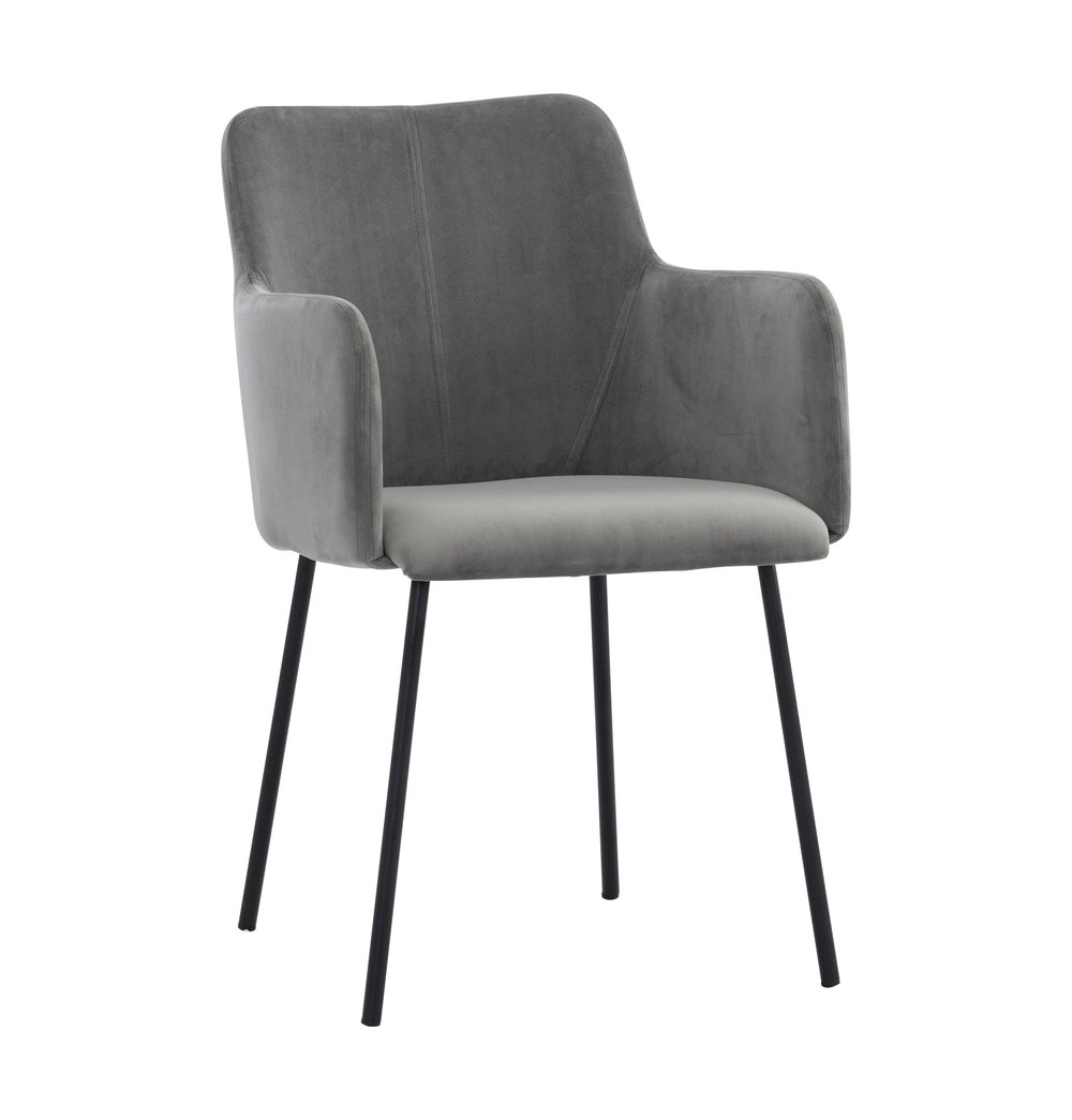 Desta - Gray Dining Armchair