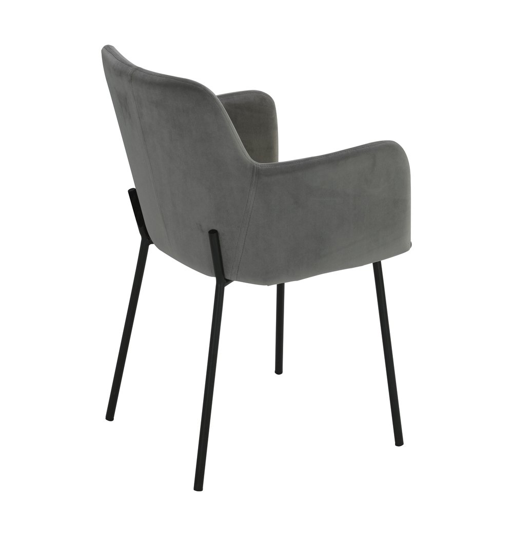 Desta - Gray Dining Armchair