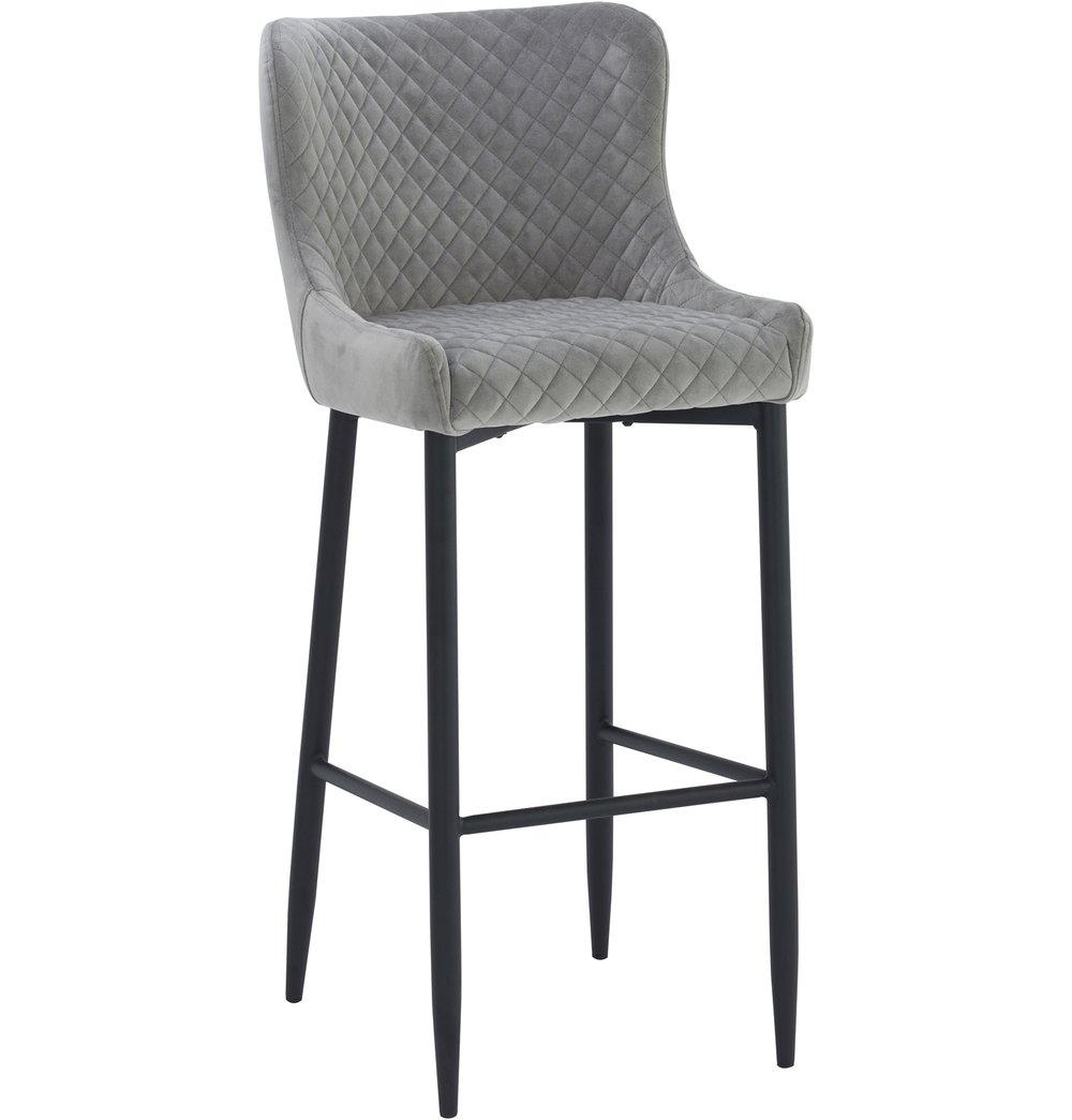 Saskia - Gray Bar Stool