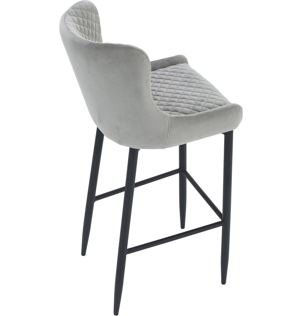 Saskia - Gray Bar Stool