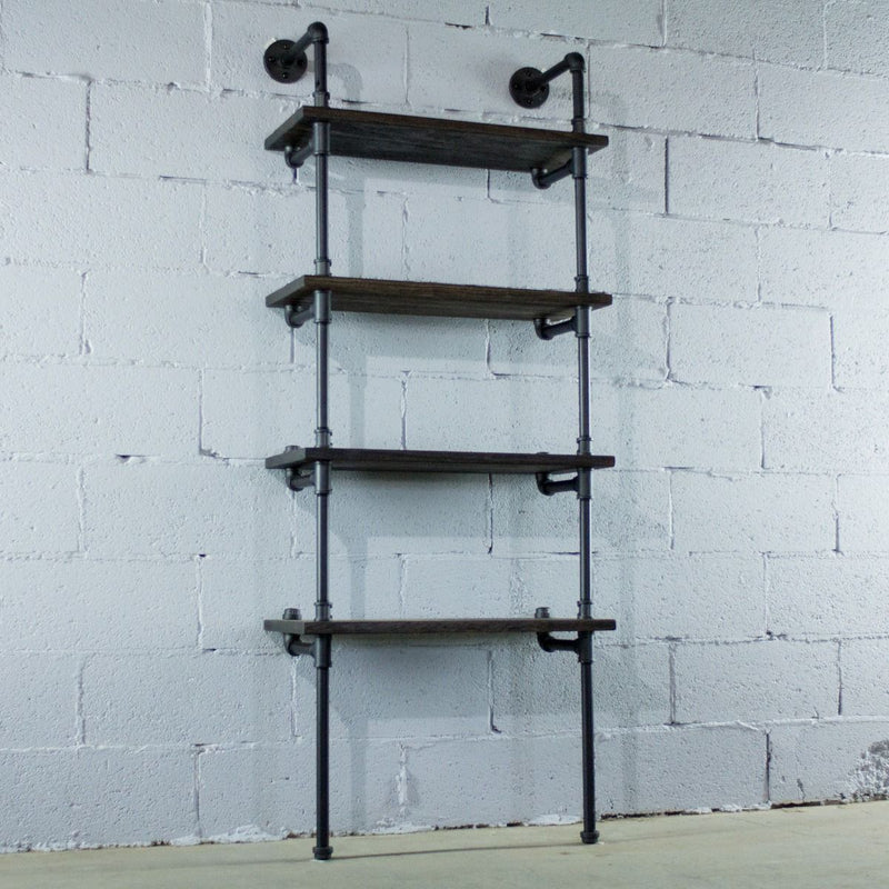 Four Shelf Wall Mounted Bookcase