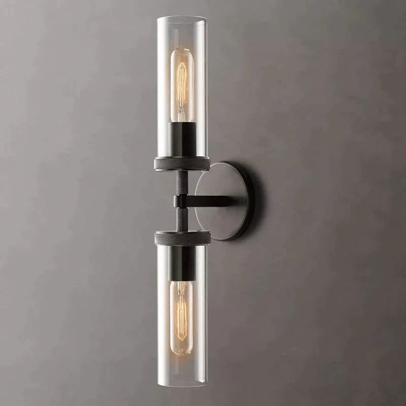 Annie Knurled Linear Modern Wall Sconce 21" W