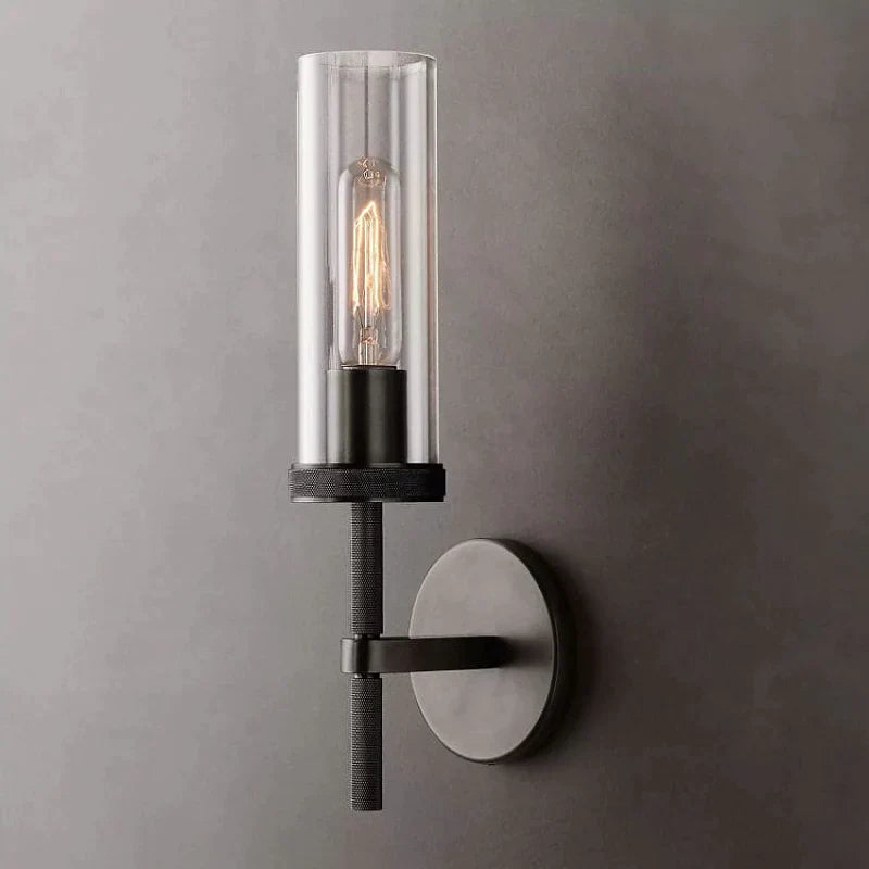 Annie Modern Knurled Wall Sconce 14" H