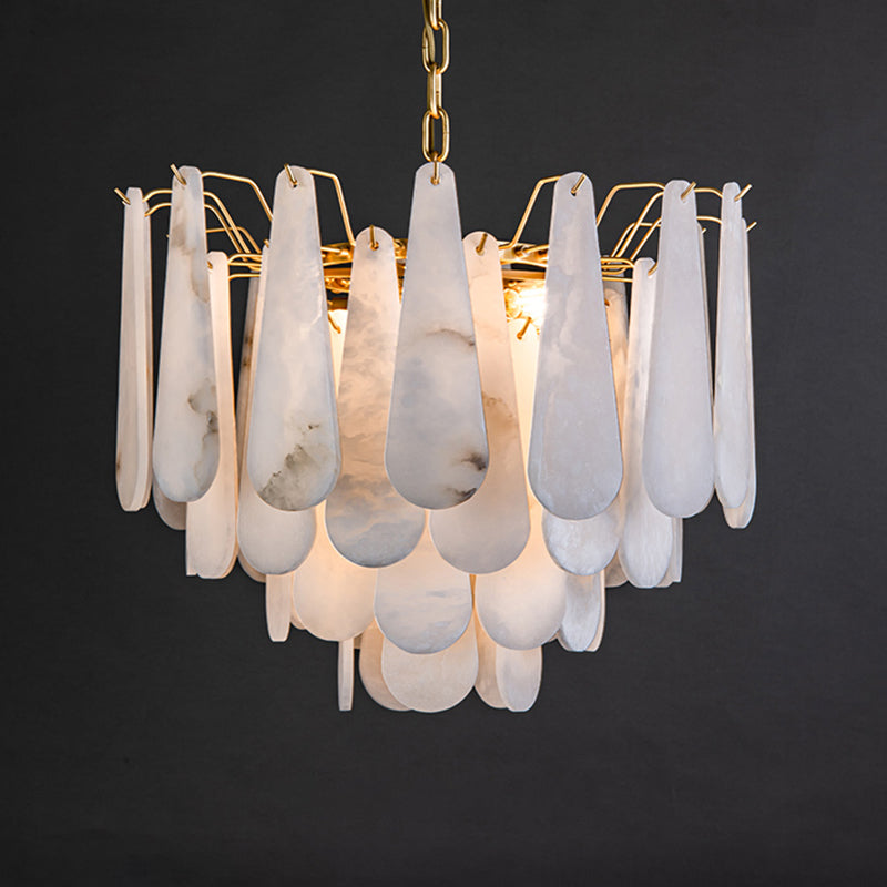 Stella Spanish Alabaster Luxury Lighting Fixtures, Elegant Chandeliers