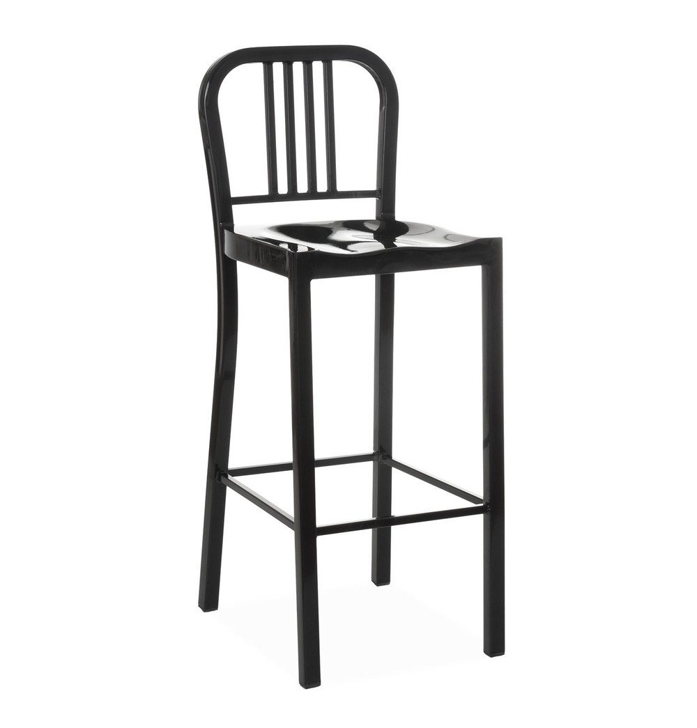 Oliver - Black Bar Stool