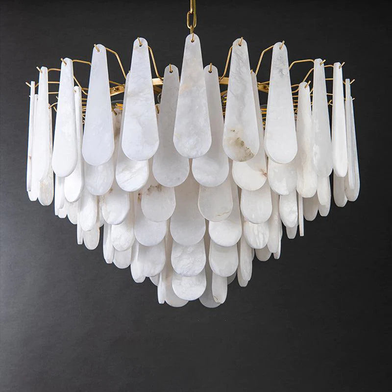 Alabaster Foyer Chandelier