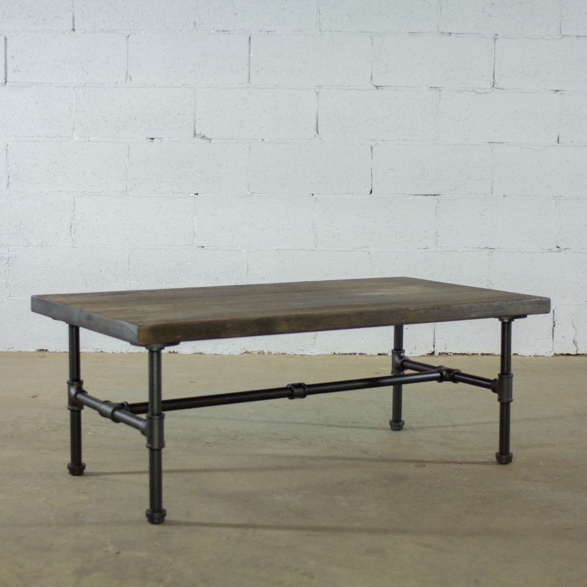 Modern Industrial Rectangular Coffee Table