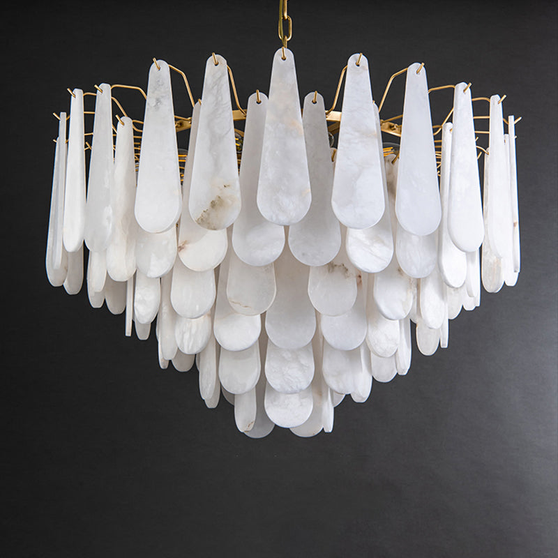 Stella Spanish Alabaster Luxury Lighting Fixtures, Elegant Chandeliers