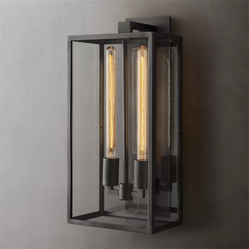 Beckman Modern Outdoor Wall Sconce 21", Glamorous Wall Lamp