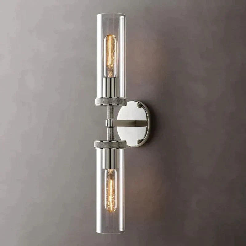 Annie Knurled Linear Modern Wall Sconce 21" W