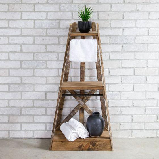 Magnolia - Three Tier Rustic Shelves