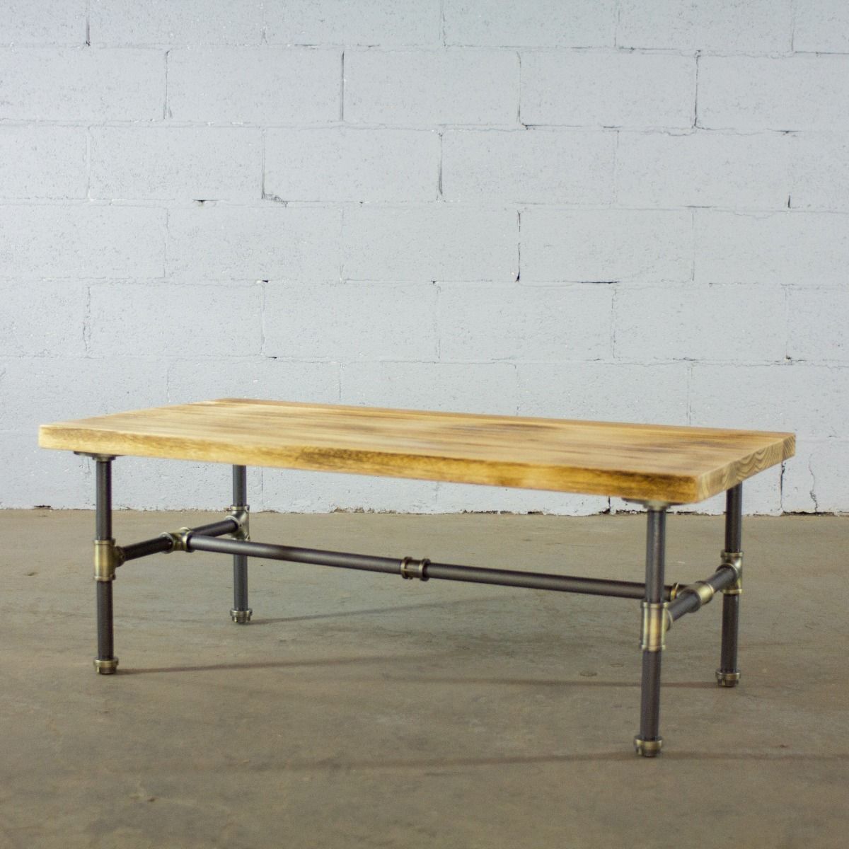 Modern Industrial Rectangular Coffee Table