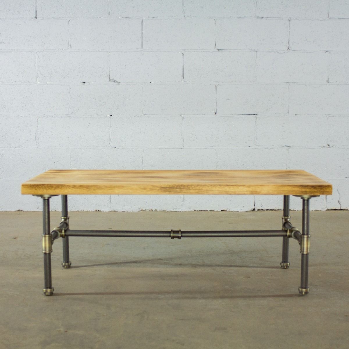 Modern Industrial Rectangular Coffee Table