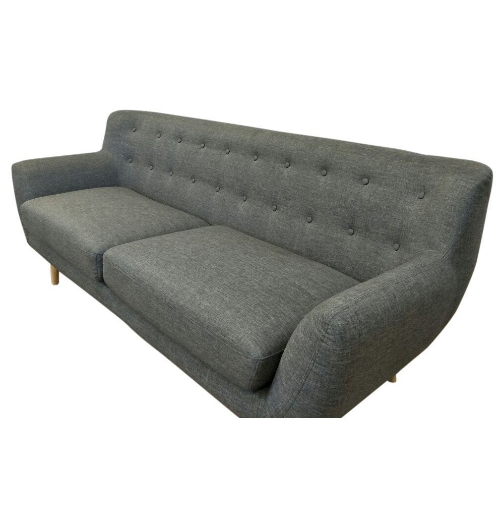 Ebba - 3-Seater Grey Sofa