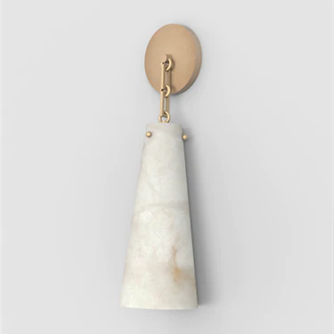 Contemporary Alabaster Wall Sconce