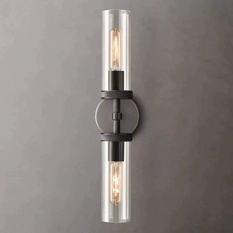 Annie Knurled Linear Modern Wall Sconce 21" W