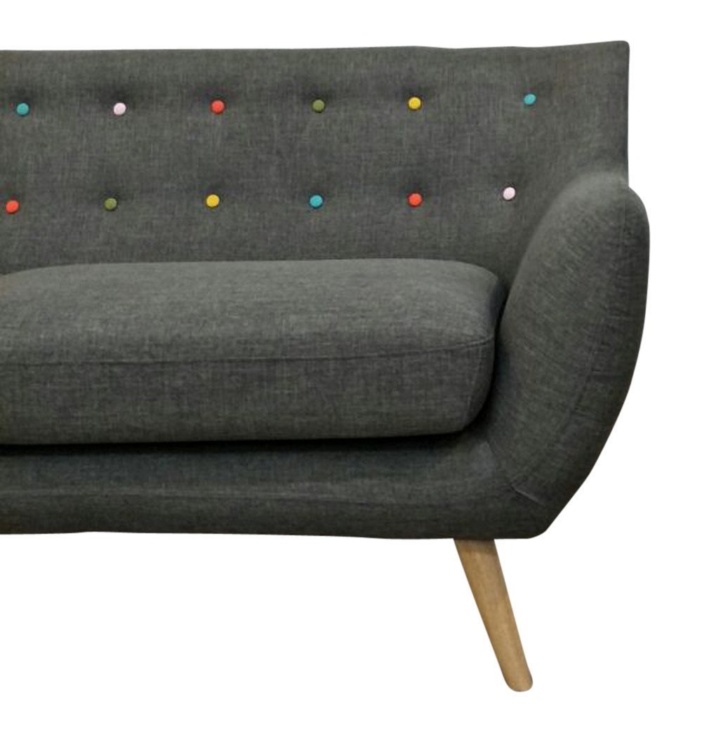 Ebba - Grey 3-Seater Sofa