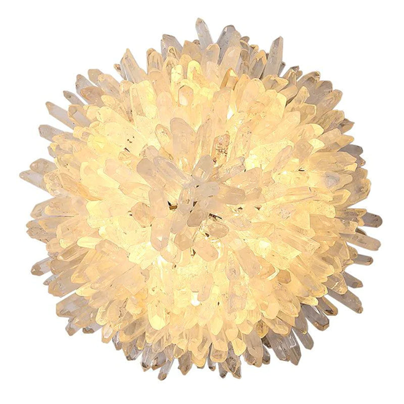 Mamie Rock Crystal Wall Sconce for Bedroom