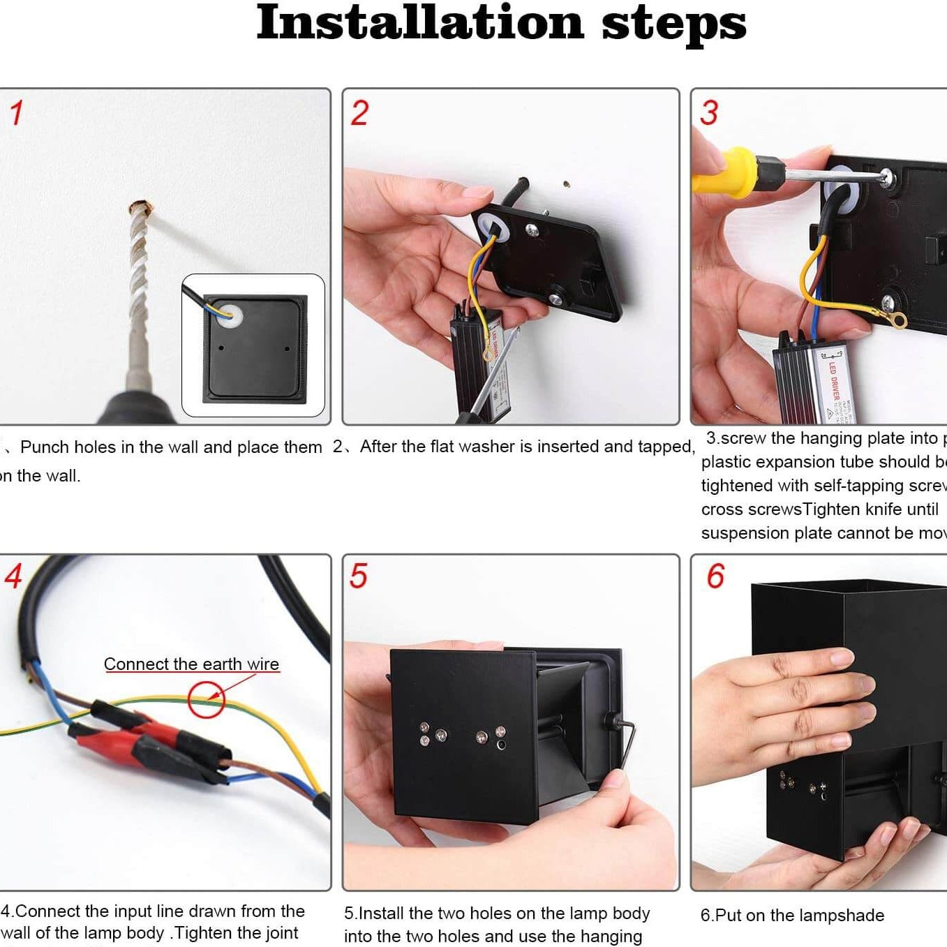 LED Porch Garden Wall Light